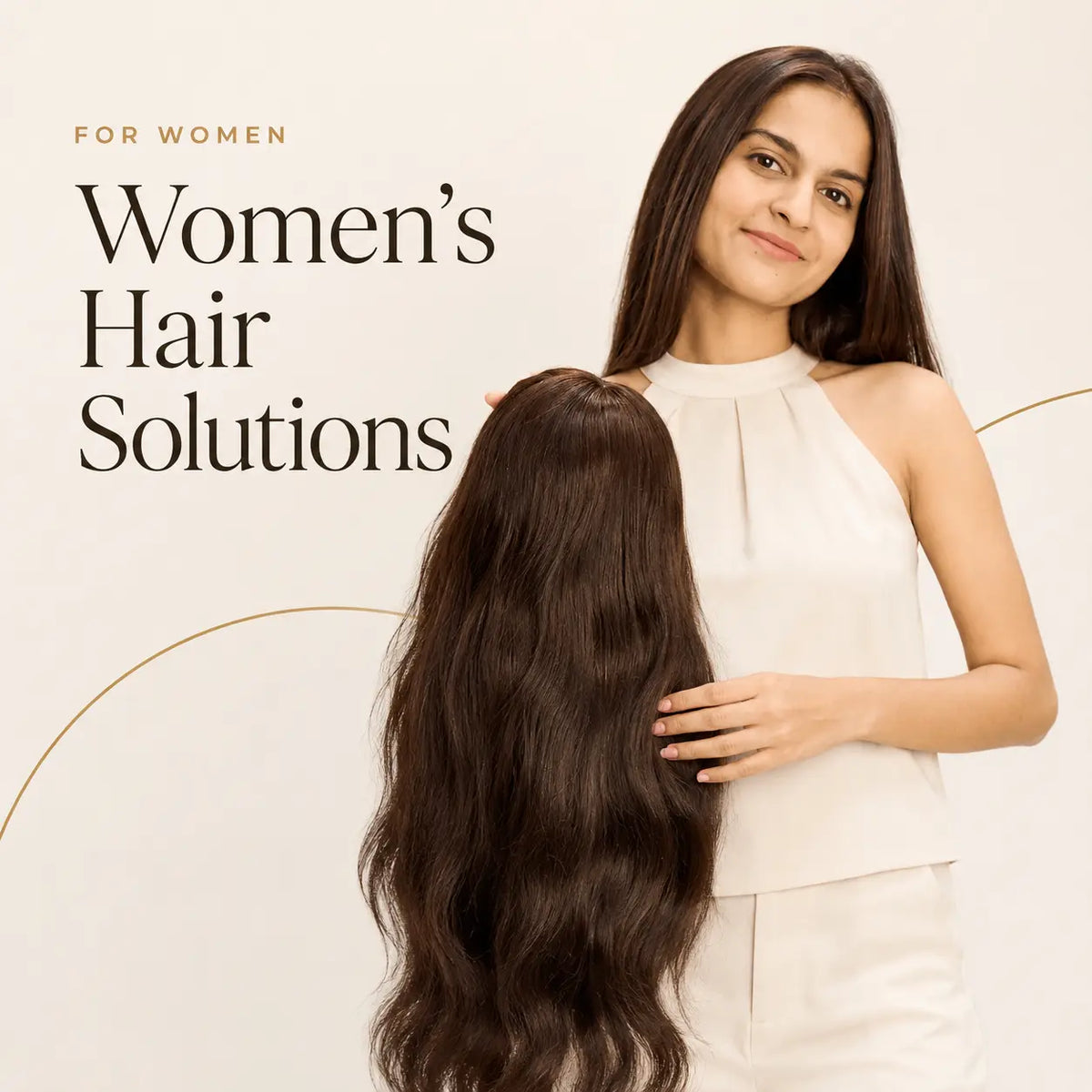 Women's hair solutions — toppers, extensions and wigs — HairMarc