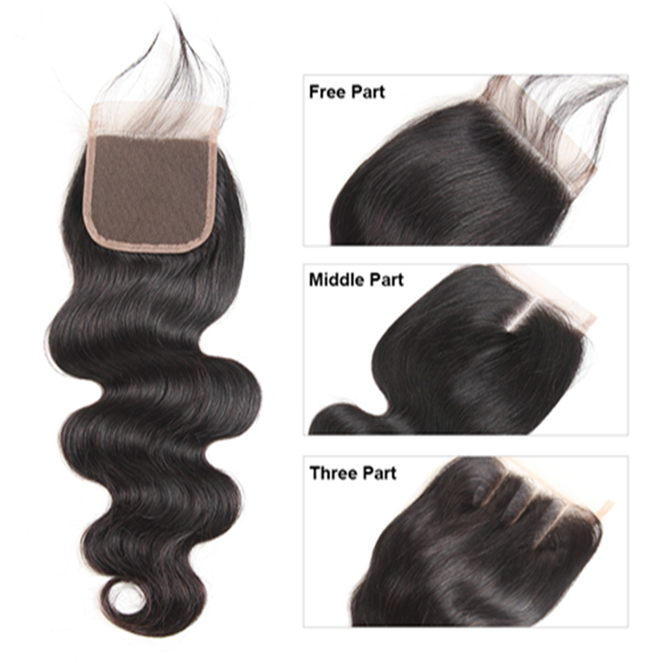 Hair Closures & Frontals, 100% Human Hair