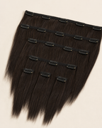 7 Piece Clip-In Hair Extension Set, Full Volume - clip construction detail
