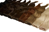 Human Hair Weft, Bulk Hair for Extensions