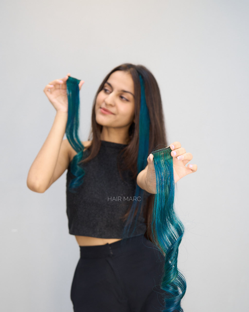 Clip-In Highlight Strands, Coloured Hair Streaks