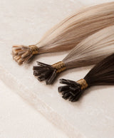 Flat Tip Keratin Hair Extensions, 100% Human Hair