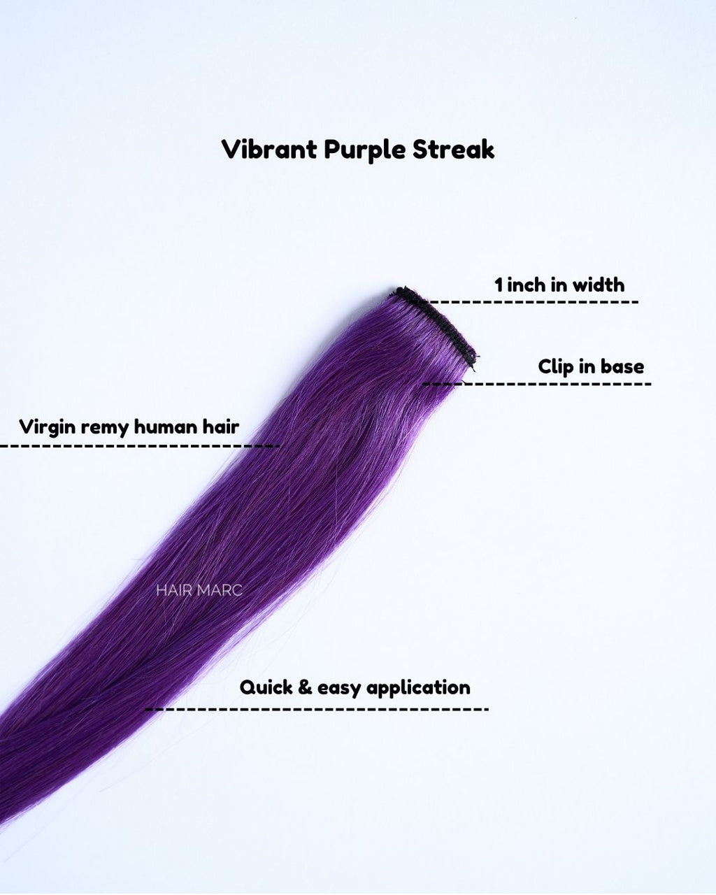 Clip-In Highlight Strands, Coloured Hair Streaks