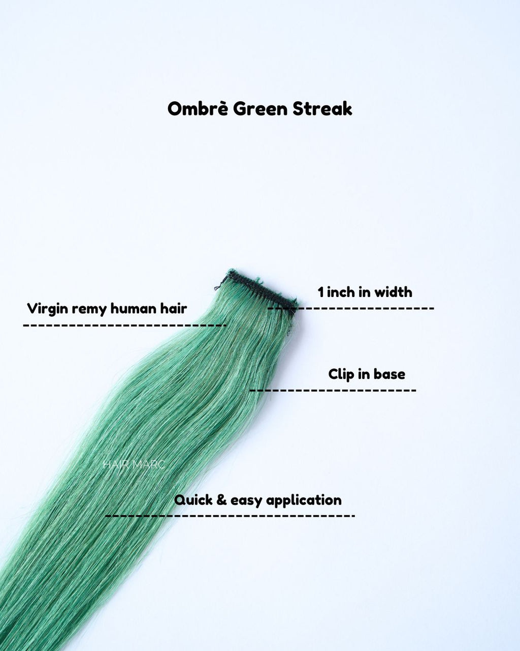 Clip-In Highlight Strands, Coloured Hair Streaks