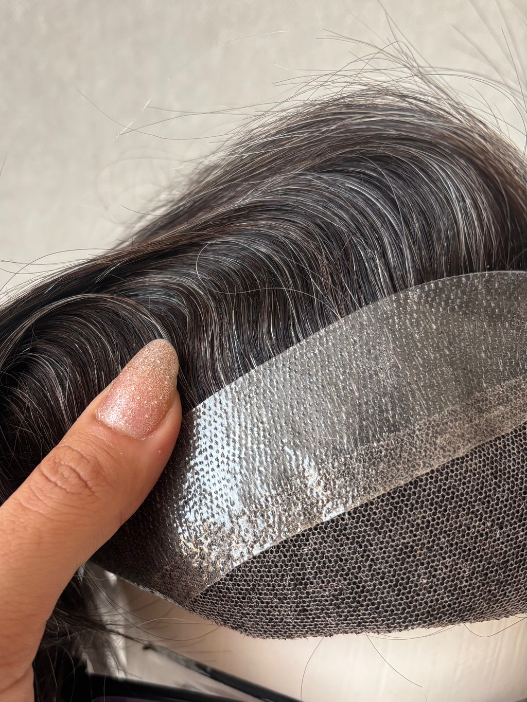 Australian Salt & Pepper Hair Patch for Men, 30:70 Grey