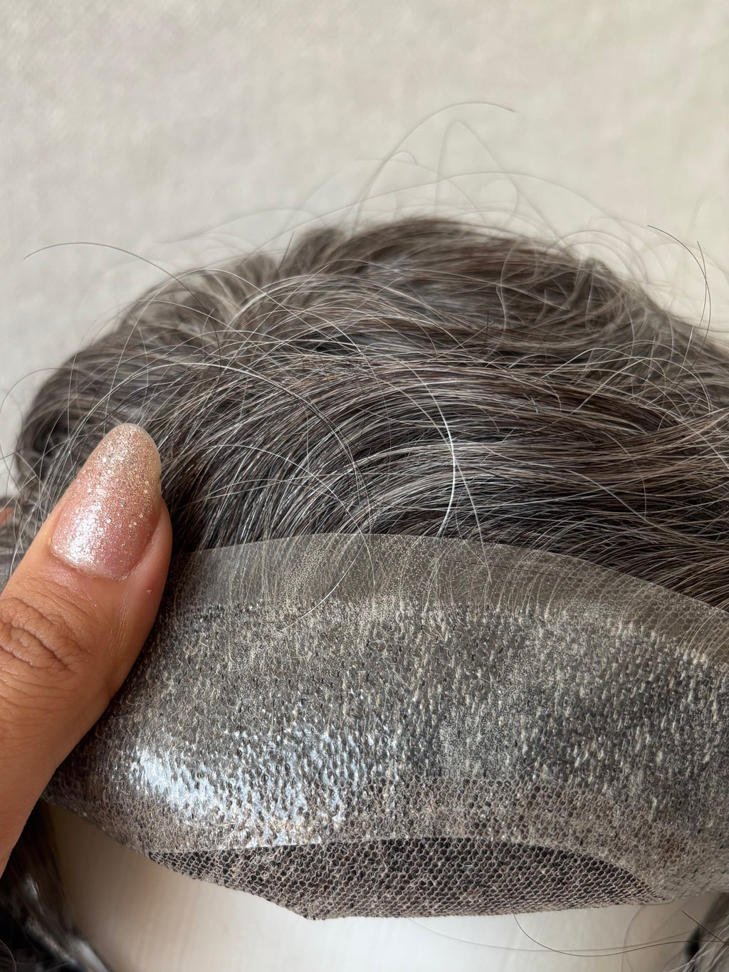 Australian Salt & Pepper Hair Patch for Men, 50:50 Grey