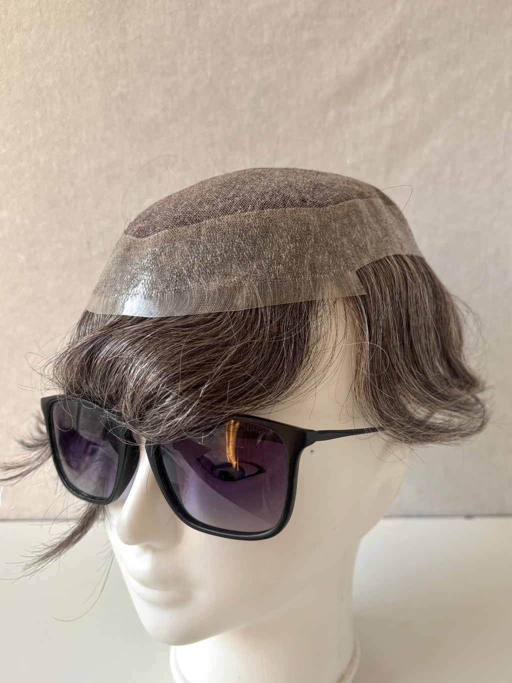 Australian Salt & Pepper Hair Patch for Men, 50:50 Grey