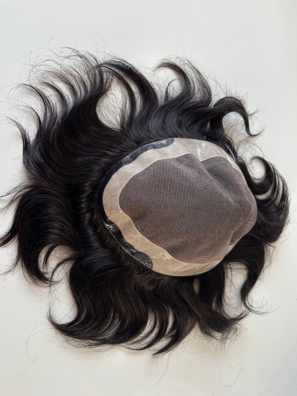 Monofilament Hair Patch for Men, Breathable Mono Base