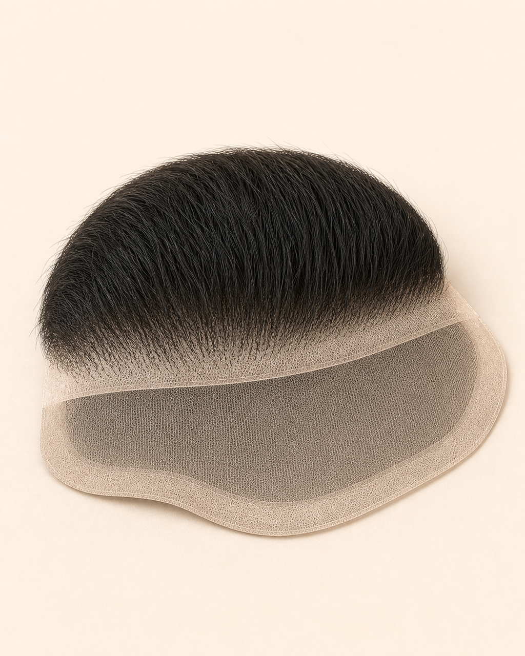 Australian Front Lace Hair Patch for Men, Durable Base - close-up of the base construction