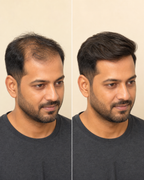 BMW Bio-Mono Hair Patch for Men, Natural Density - before and after result