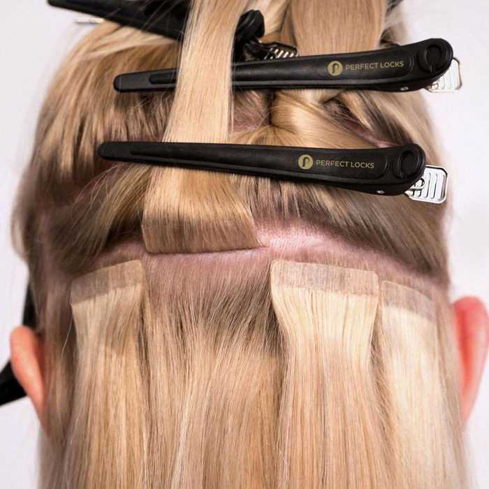 Tape-In Hair Extensions, 100% Human Hair