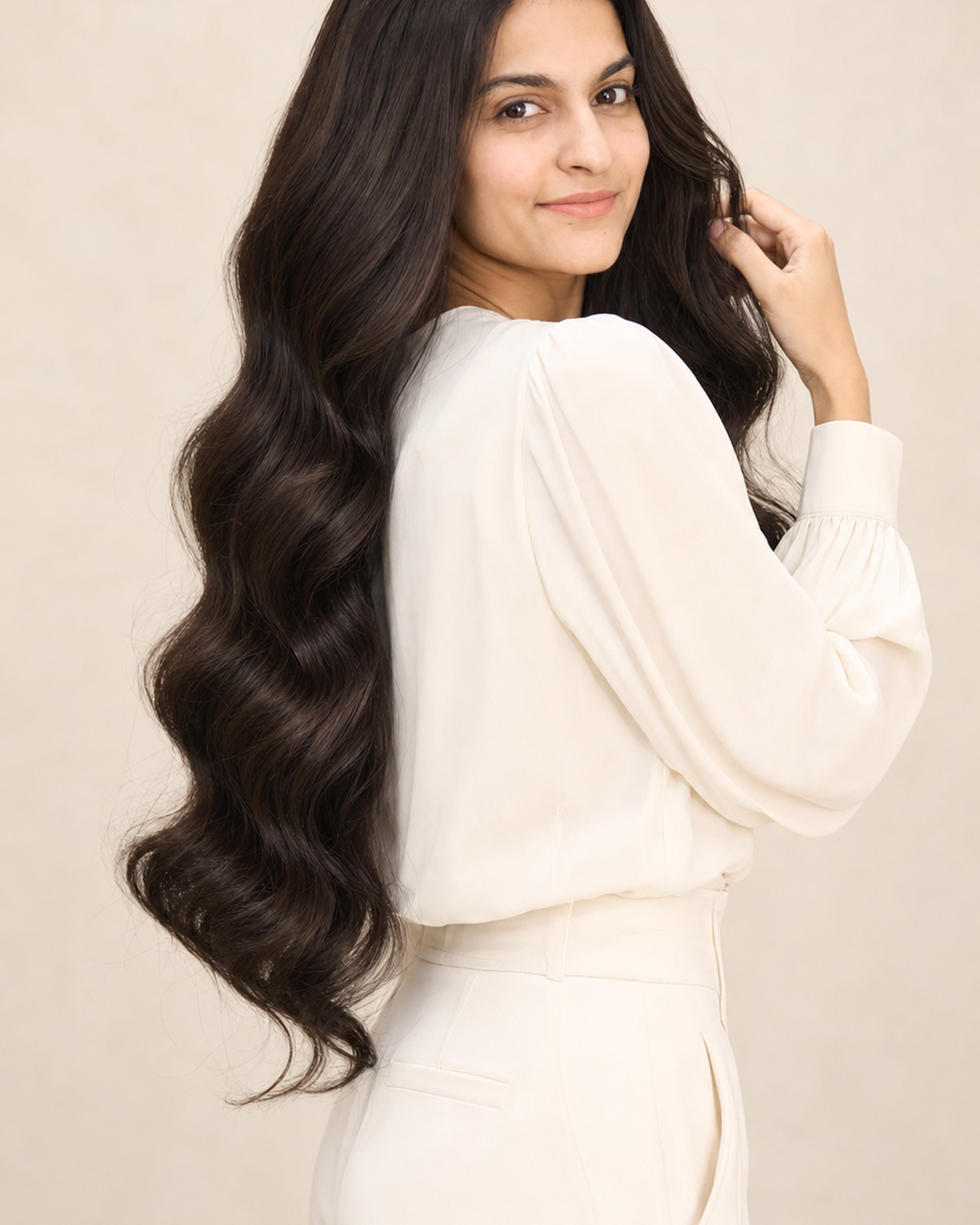 Hair Closures & Frontals, 100% Human Hair - worn result on model