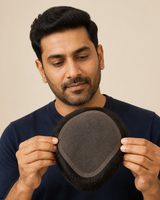 Monofilament Hair Patch for Men, Breathable Mono Base