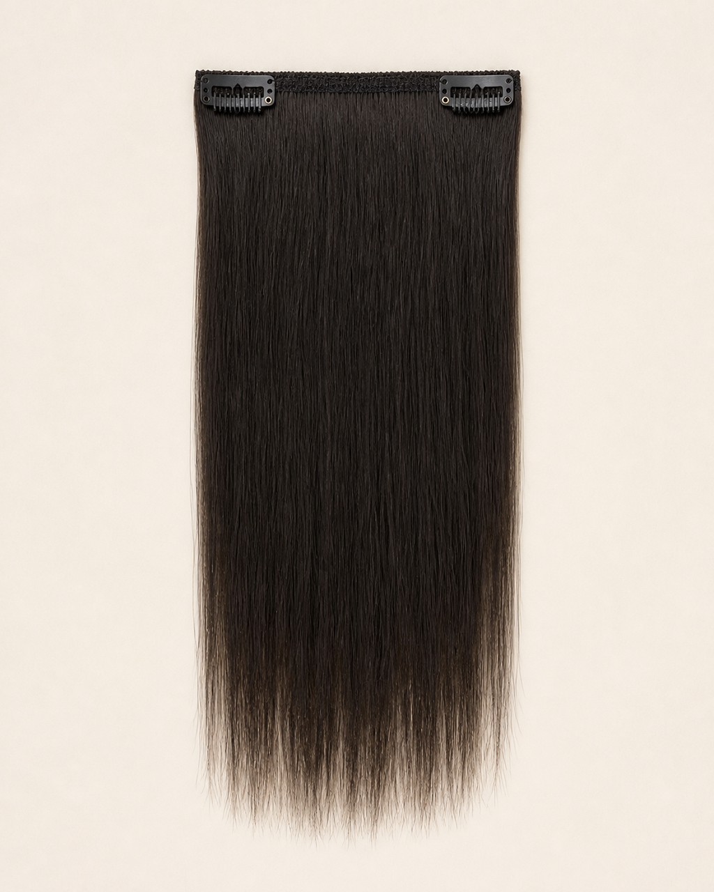 Side Hair Patch, Clip-In Temple Coverage - close-up of the base construction