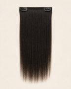 Side Hair Patch, Clip-In Temple Coverage - close-up of the base construction