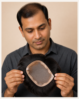 Super Mono Hair Patch for Men, Natural Hairline