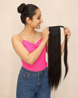 Wrap-Around Ponytail Extension, Luxe Clip-In